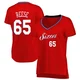 Alex Reese ＃65 Women's Red Philadelphia 76ers Fast Break Jersey - Statement Edition