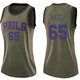 Alex Reese ＃65 Women's Swingman Green Philadelphia 76ers Salute to Service Jersey