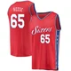 Alex Reese ＃65 Youth Red Philadelphia 76ers Fast Break Jersey - Statement Edition