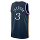 Allen Iverson ＃3 Men's Swingman 2025/26 Philadelphia 76ers Navy City Edition Jersey