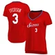 Allen Iverson ＃3 Women's Red Philadelphia 76ers Fast Break Jersey - Statement Edition