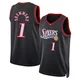 Andre Drummond ＃1 Men's Swingman Black Philadelphia 76ers Classic Edition Jersey