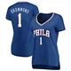 Andre Drummond ＃1 Women's Royal Philadelphia 76ers Fast Break Jersey - Icon Edition