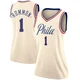 Andre Drummond ＃1 Women's Swingman Cream Philadelphia 76ers Jersey - City Edition