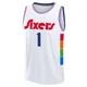 Andre Drummond ＃1 Youth 2024/25 Philadelphia 76ers White Fast Break City Edition Jersey