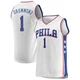 Andre Drummond ＃1 Youth White Philadelphia 76ers Fast Break Jersey - Association Edition