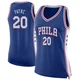 Cameron Payne ＃20 Women's Swingman Blue Philadelphia 76ers Jersey - Icon Edition