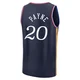 Cameron Payne ＃20 Youth 2025/26 Philadelphia 76ers Fast Break Navy City Edition Jersey