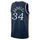 Charles Barkley ＃34 Men's Swingman 2025/26 Philadelphia 76ers Navy City Edition Jersey