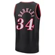 Charles Barkley ＃34 Youth Black Philadelphia 76ers Fast Break Classic Edition Jersey