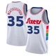 Clarence Weatherspoon ＃35 Youth Swingman 2024/25 Philadelphia 76ers White City Edition Jersey