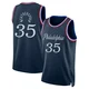 Clarence Weatherspoon ＃35 Youth Swingman 2025/26 Philadelphia 76ers Navy City Edition Jersey