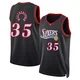 Clarence Weatherspoon ＃35 Youth Swingman Black Philadelphia 76ers Classic Edition Jersey