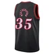 Clarence Weatherspoon ＃35 Youth Swingman Black Philadelphia 76ers Classic Edition Jersey