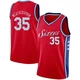Clarence Weatherspoon ＃35 Youth Swingman Red Philadelphia 76ers Jersey - Statement Edition