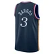 Dana Barros ＃3 Youth Swingman 2025/26 Philadelphia 76ers Navy City Edition Jersey