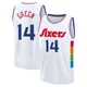Danny Green ＃14 Men's 2024/25 Philadelphia 76ers White Fast Break City Edition Jersey
