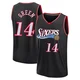 Danny Green ＃14 Men's Black Philadelphia 76ers Fast Break Classic Edition Jersey