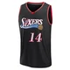 Danny Green ＃14 Men's Black Philadelphia 76ers Fast Break Classic Edition Jersey