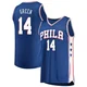 Danny Green ＃14 Men's Royal Philadelphia 76ers Fast Break Jersey - Icon Edition