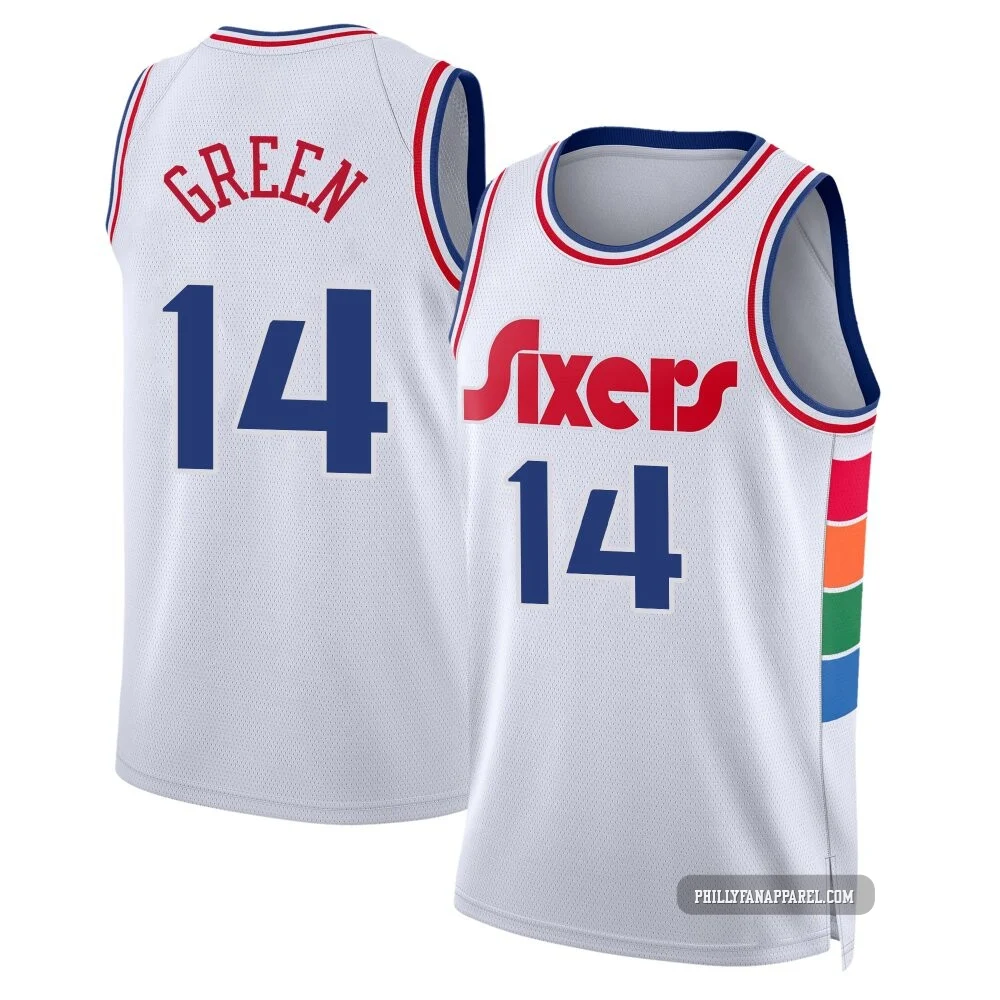Danny Green ＃14 Youth Swingman 2024/25 Philadelphia 76ers White City Edition Jersey