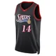 Danny Green ＃14 Youth Swingman Black Philadelphia 76ers Classic Edition Jersey