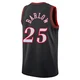 Dominick Barlow ＃25 Men's Swingman Black Philadelphia 76ers Classic Edition Jersey