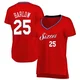 Dominick Barlow ＃25 Women's Red Philadelphia 76ers Fast Break Jersey - Statement Edition
