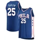 Dominick Barlow ＃25 Youth Royal Philadelphia 76ers Fast Break Jersey - Icon Edition