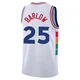 Dominick Barlow ＃25 Youth Swingman 2024/25 Philadelphia 76ers White City Edition Jersey