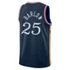 Dominick Barlow ＃25 Youth Swingman 2025/26 Philadelphia 76ers Navy City Edition Jersey