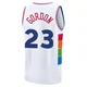 Eric Gordon ＃23 Men's 2024/25 Philadelphia 76ers White Fast Break City Edition Jersey