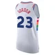 Eric Gordon ＃23 Men's Authentic 2024/25 Philadelphia 76ers White City Edition Jersey