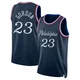 Eric Gordon ＃23 Men's Swingman 2025/26 Philadelphia 76ers Navy City Edition Jersey