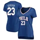 Eric Gordon ＃23 Women's Royal Philadelphia 76ers Fast Break Jersey - Icon Edition
