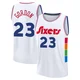 Eric Gordon ＃23 Youth 2024/25 Philadelphia 76ers White Fast Break City Edition Jersey