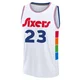 Eric Gordon ＃23 Youth 2024/25 Philadelphia 76ers White Fast Break City Edition Jersey