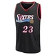 Eric Gordon ＃23 Youth Black Philadelphia 76ers Fast Break Classic Edition Jersey