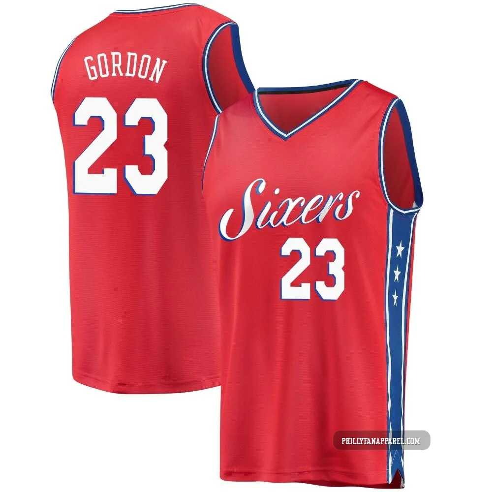 Eric Gordon ＃23 Youth Red Philadelphia 76ers Fast Break Jersey - Statement Edition