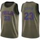 Eric Gordon ＃23 Youth Swingman Green Philadelphia 76ers Salute to Service Jersey