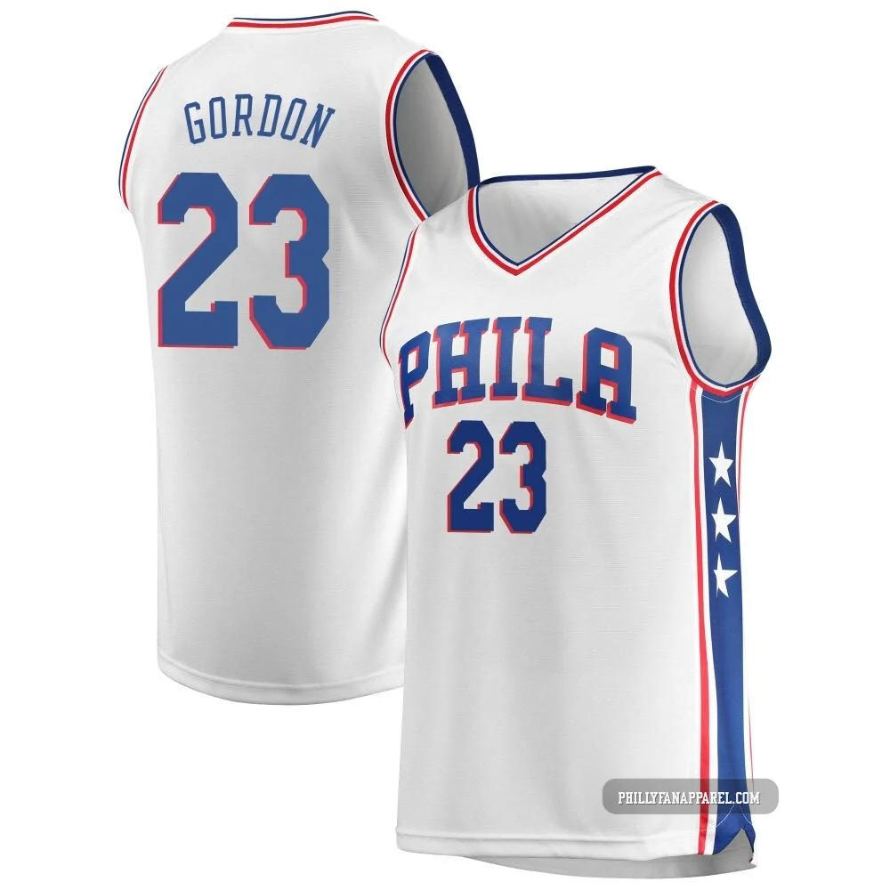 Eric Gordon ＃23 Youth White Philadelphia 76ers Fast Break Jersey - Association Edition