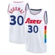 Furkan Korkmaz ＃30 Men's 2024/25 Philadelphia 76ers White Fast Break City Edition Jersey