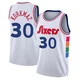 Furkan Korkmaz ＃30 Men's Swingman 2024/25 Philadelphia 76ers White City Edition Jersey