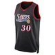 Furkan Korkmaz ＃30 Men's Swingman Black Philadelphia 76ers Classic Edition Jersey
