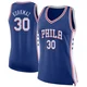 Furkan Korkmaz ＃30 Women's Swingman Blue Philadelphia 76ers Jersey - Icon Edition
