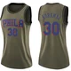 Furkan Korkmaz ＃30 Women's Swingman Green Philadelphia 76ers Salute to Service Jersey