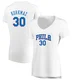 Furkan Korkmaz ＃30 Women's White Philadelphia 76ers Fast Break Jersey - Association Edition