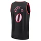 Igor Milicic Jr. ＃0 Men's Black Philadelphia 76ers Fast Break Classic Edition Jersey