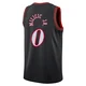 Igor Milicic Jr. ＃0 Youth Swingman Black Philadelphia 76ers Classic Edition Jersey