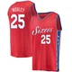 Isaiah Mobley ＃25 Men's Red Philadelphia 76ers Fast Break Jersey - Statement Edition